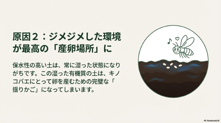 100均の土は虫がわく？じめじめした環境