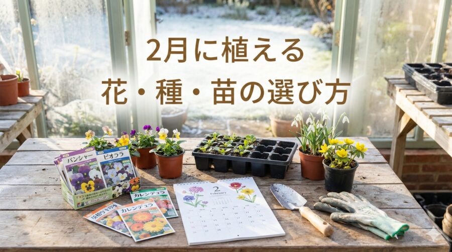2月に植える初心者向けの花は？種・苗とはどちらがいい？選び方徹底解説