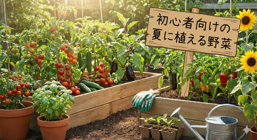 初心者向け！夏に植える野菜とプランター栽培で叶える丁寧な暮らし