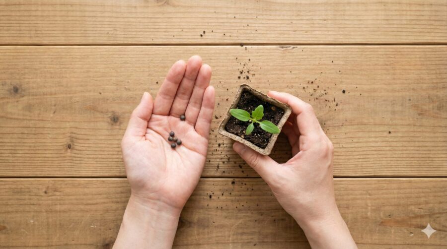 初心者向け：種と苗、どっちを選ぶべき？