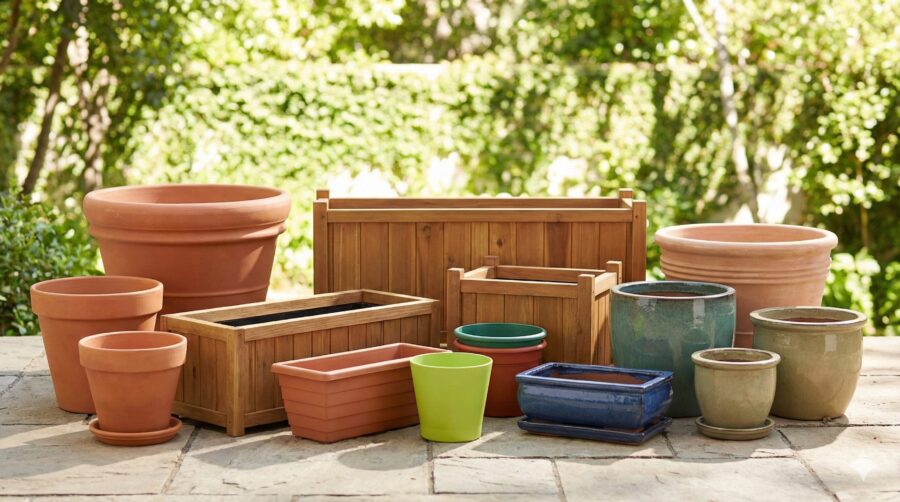 プランター選びの基本：サイズと素材のポイント