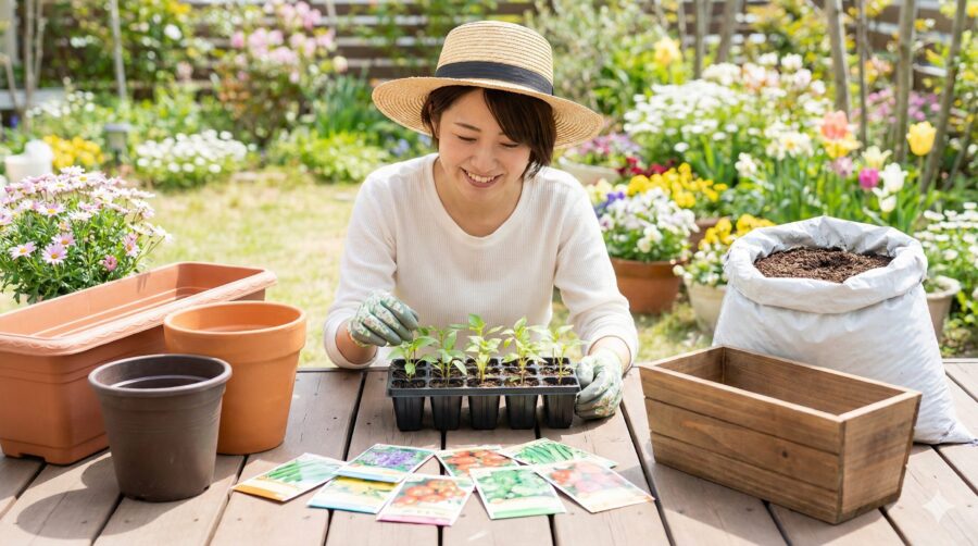 3月に植える野菜：種・苗・プランター選びの完全ガイド（初心者向け）