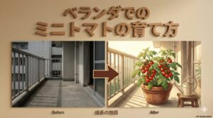 ベランダでのミニトマトの育て方！時期とプランター選びのコツ