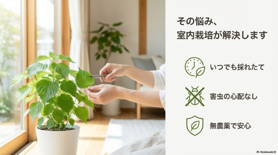 大葉の室内栽培で失敗しないための基礎知識