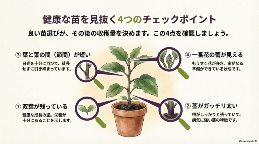 ナスの育て方完全ガイド!苗を選ぶポイント