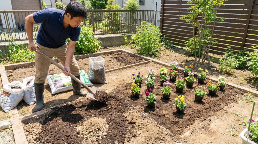 花壇作りの基礎知識！土作りからレイアウトまで