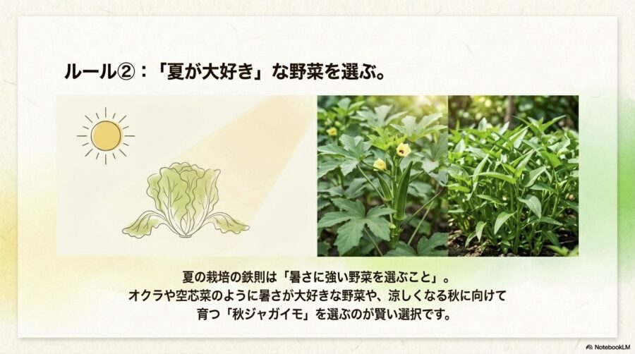 夏に植える野菜は暑さ対策と品種選びが成功の鍵
