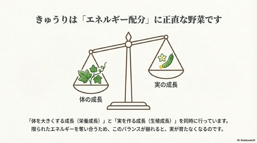 きゅうり栽培　葉の黄化は肥料切れサイン？見分け方のコツ