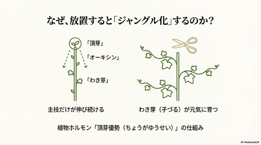 放置した「きゅうり」がジャングル化する理由