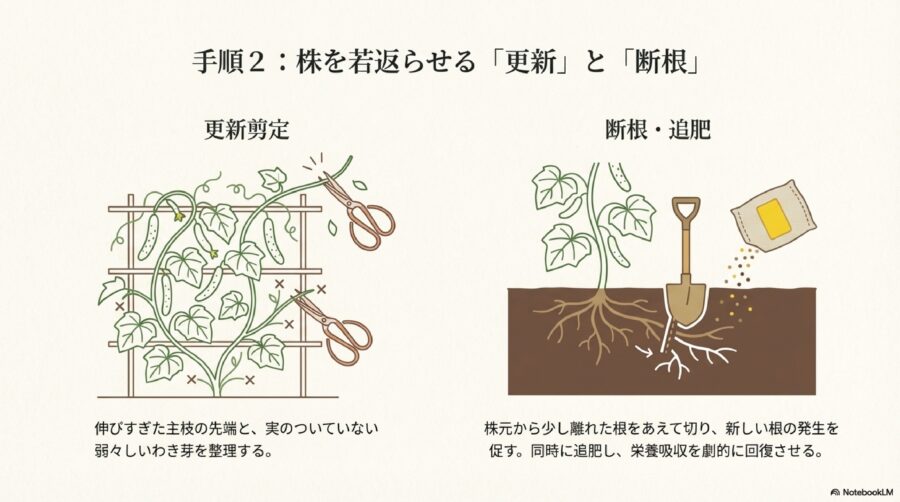 今からでも遅くない摘心と整枝の方法