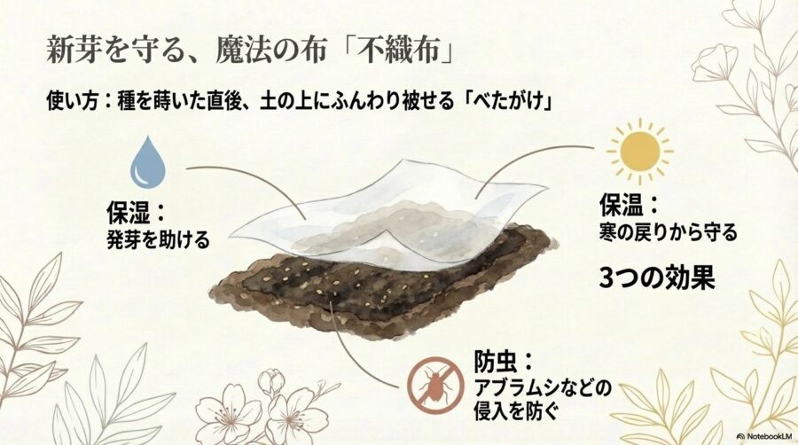 花壇を守る病害虫対策と不織布の活用