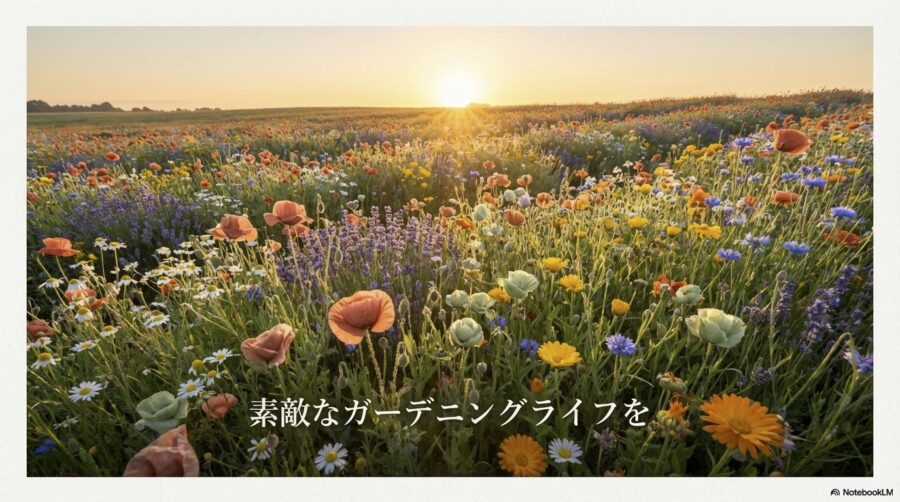 種をばらまくだけで咲く花で暮らしを彩ろう