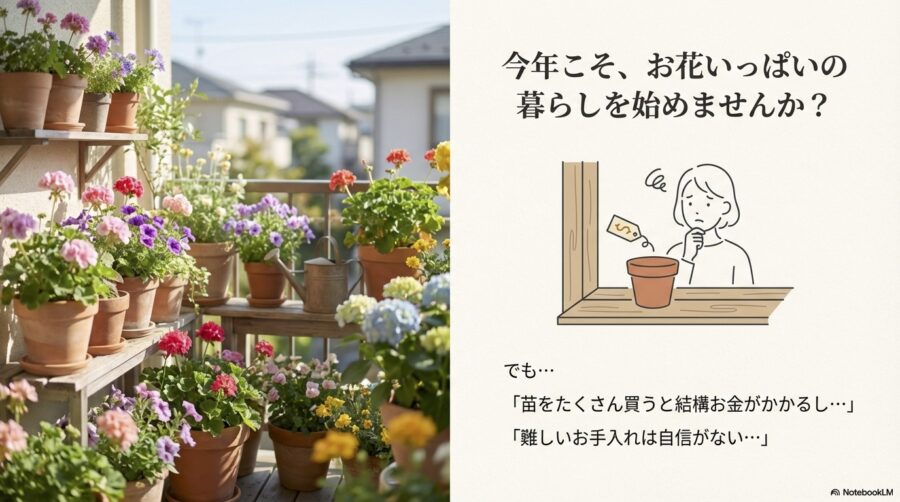 種をばらまくだけで咲く花を4月に楽しむ魅力