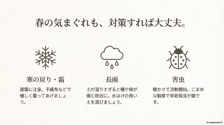 3月に種をまくデメリット：知っておくべきこと