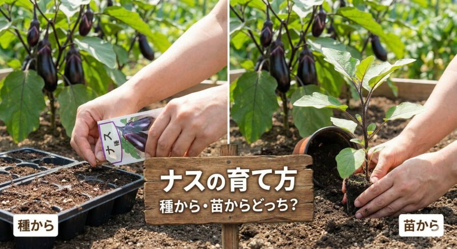 ナスの育て方完全ガイド！種から・苗からどっち？選び方とコツ