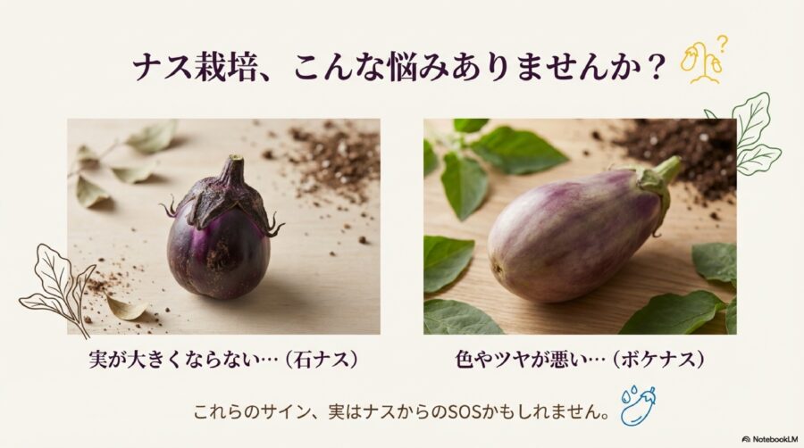 ナス栽培の悩み