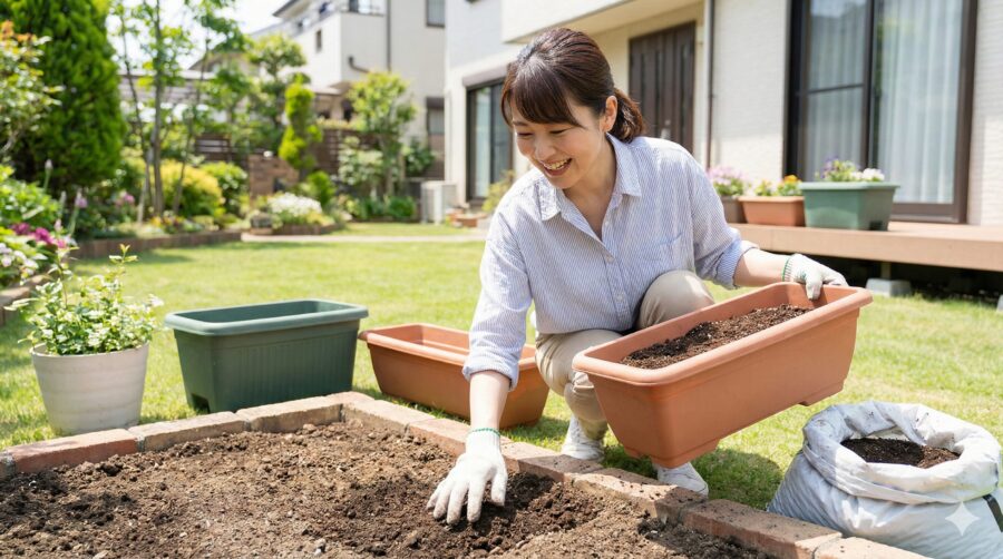 プランター？花壇？それぞれの選び方と土作り