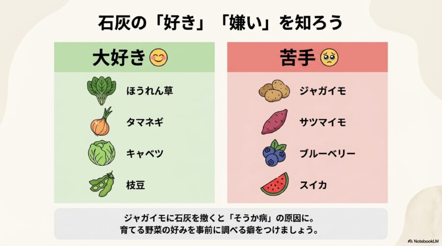 有機石灰と苦土石灰の違いは？石灰資材が必要な野菜の代表例