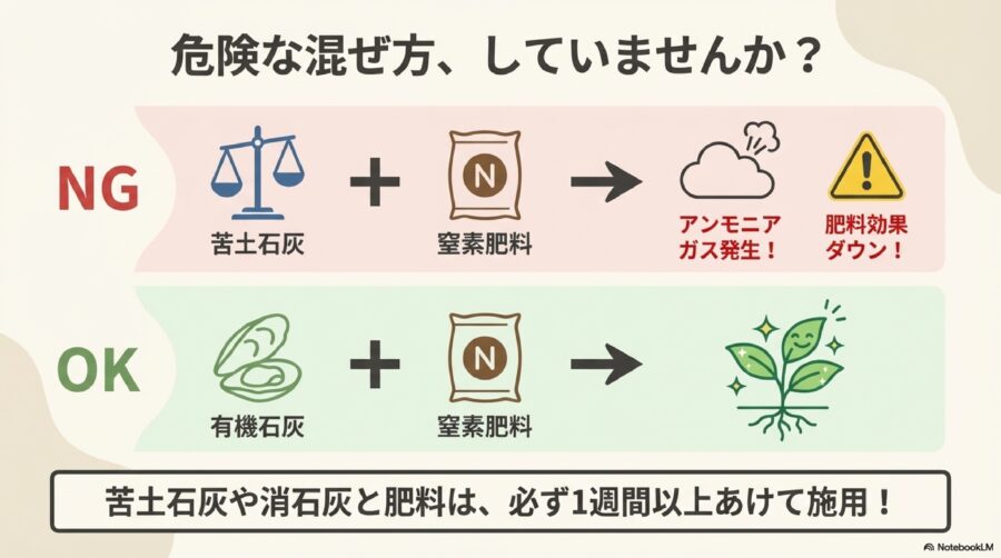 有機石灰と苦土石灰の違いは？肥料と同時に撒く際の注意点