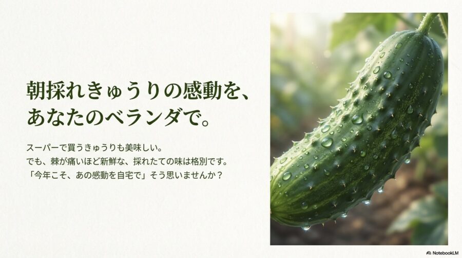 プランターでのきゅうりの育て方と初心者の準備