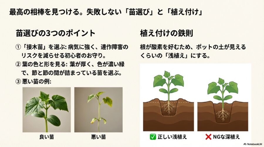 きゅうり栽培の季節や環境に合わせて品種を選ぶ賢い戦略