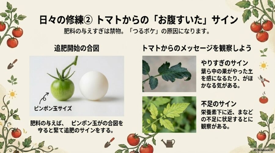 【大玉トマトの育て方】初心者が迷いやすい追肥のタイミング