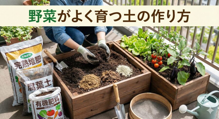 野菜がよく育つ土の作り方！肥料と土づくりの手順を徹底解説