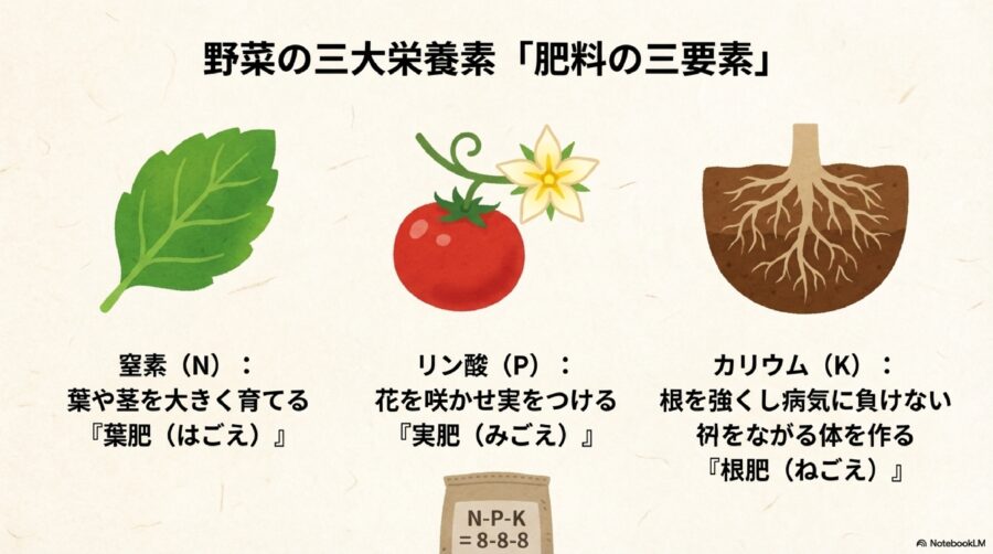 野菜がよく育つ土の作り方!「肥料」の三要素とそれぞれの効果を理解する