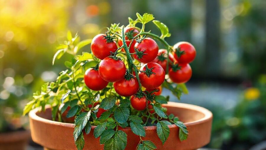 野菜の苗 植え方｜庭&プランター栽培成功のコツ - プランター栽培におすすめの野菜【ミニトマト】