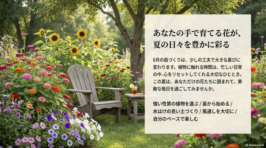 6月に植える花で初心者が輝く庭へ