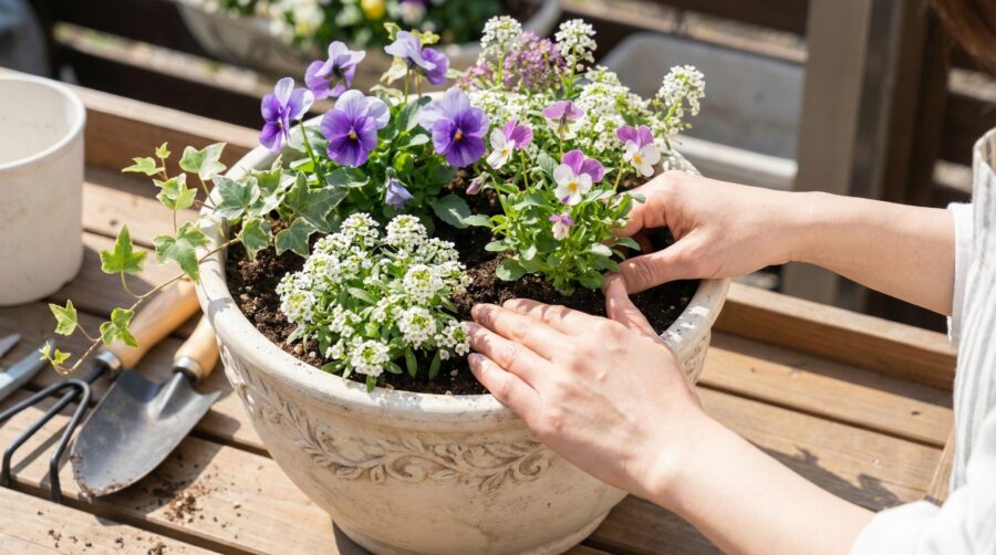 寄せ植えを楽しむ!相性の良い花の組み合わせ