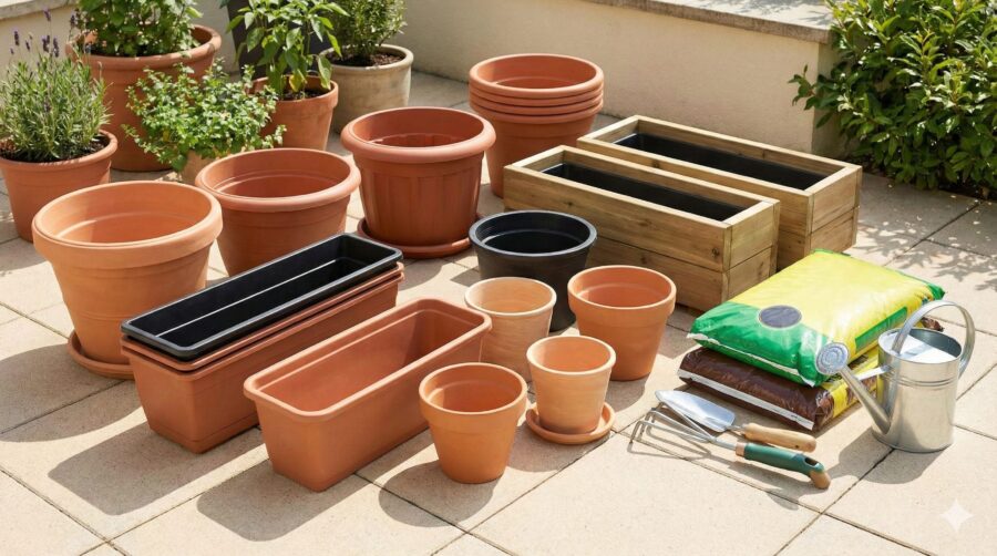 プランター栽培の基本！サイズ、土、肥料の選び方