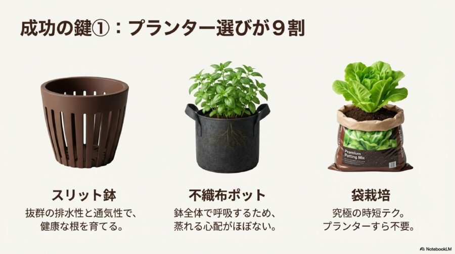 プランターは培養土だけでOK？初心者に最適なプランター選び