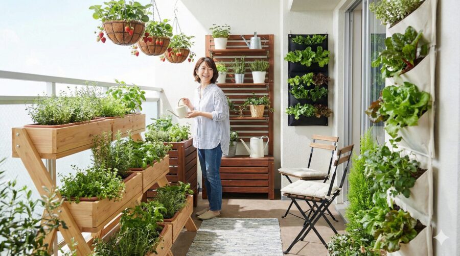 ベランダ菜園のアイデア集