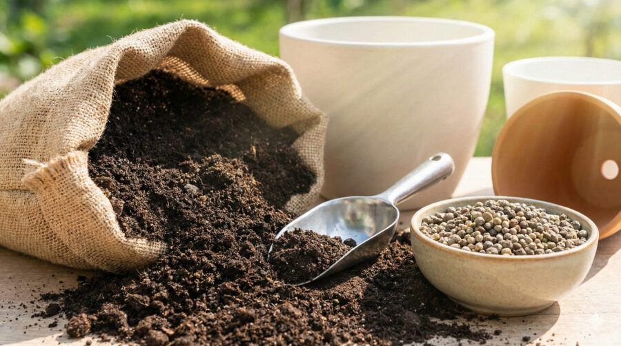 プランター栽培に必要なもの：土と肥料の選び方