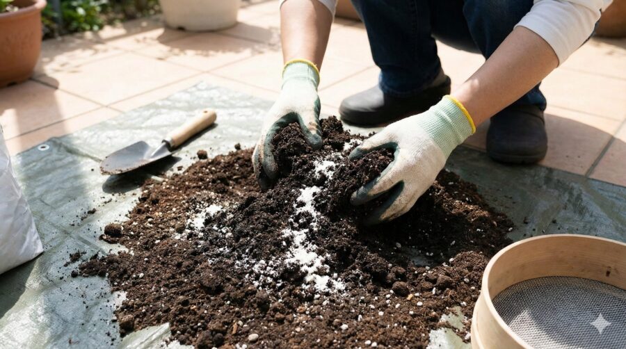 連作障害を防ぐ！プランター菜園の土作り