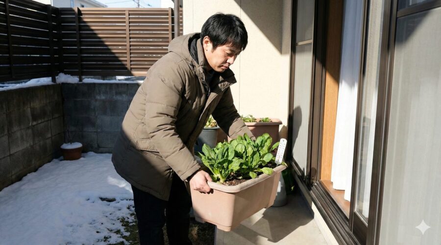 寒さから守る「プランター」の置き場所と温度管理