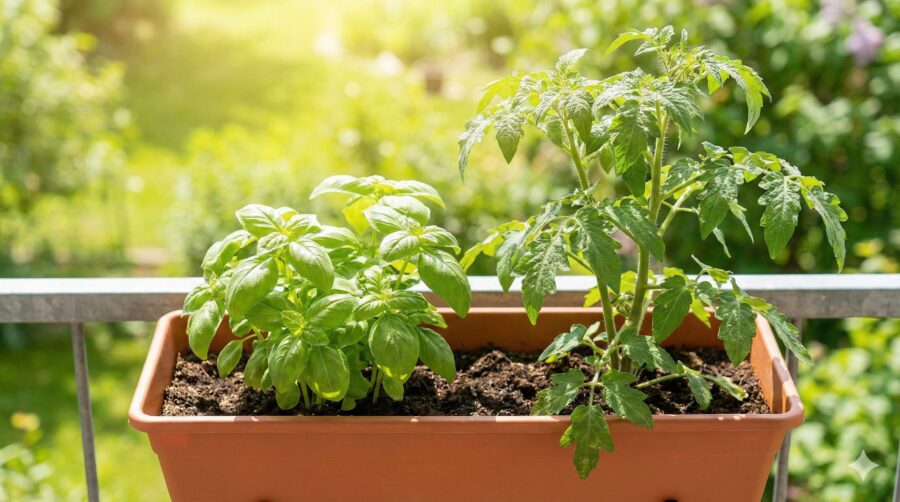 プランター菜園：コンパニオンプランツを活用しよう