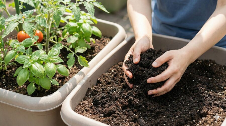 連作障害を防ぐ：土作りとコンパニオンプランツ