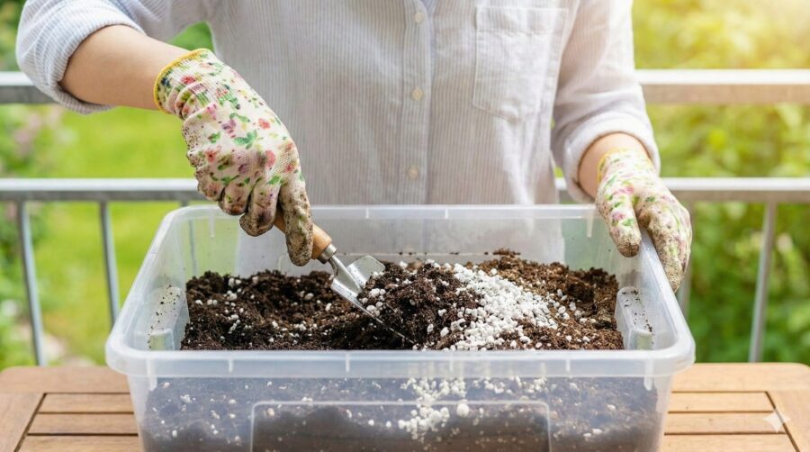 プランター栽培の土作り:初心者でも簡単ブレンド