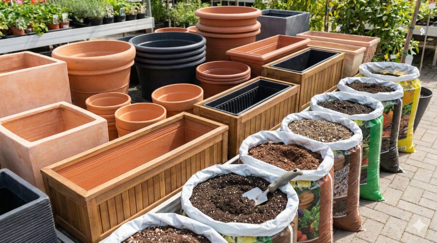 プランターと土選びの基本:野菜に合わせた選び方