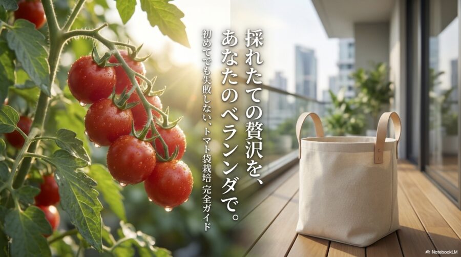 カゴメ等の栽培キットでトマト袋栽培