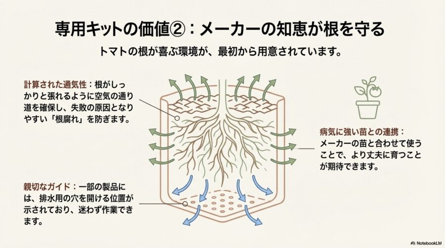 トマトの袋栽培キットの価値