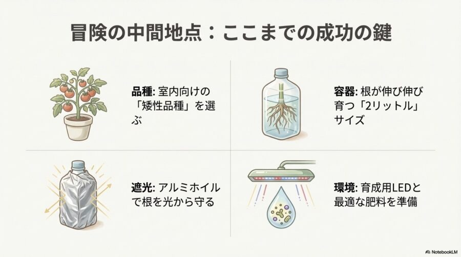 ミニトマトの水耕栽培のコツ