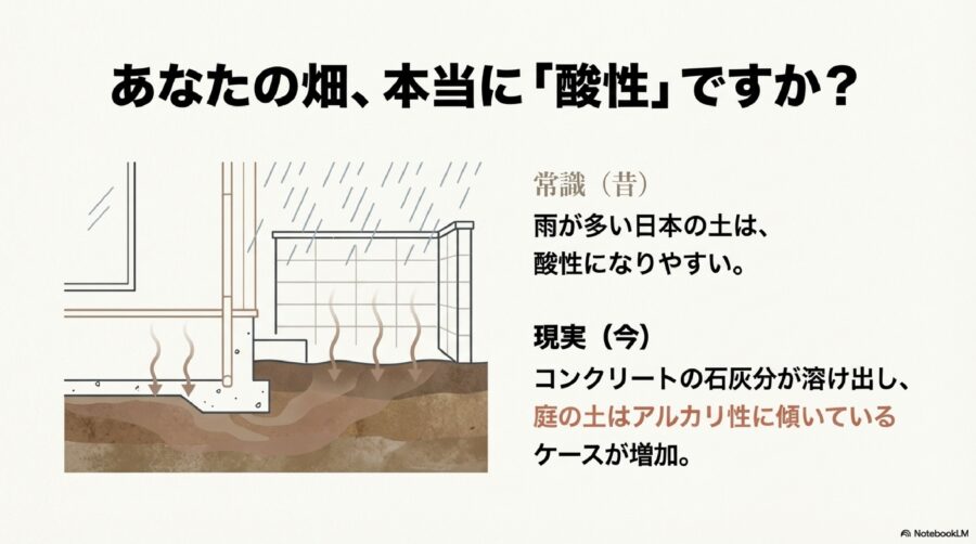 日本の土は酸性という常識の嘘