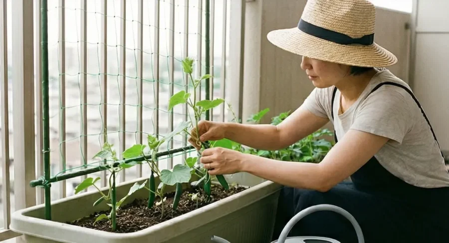 初心者向けプランターでのキュウリの育て方と準備